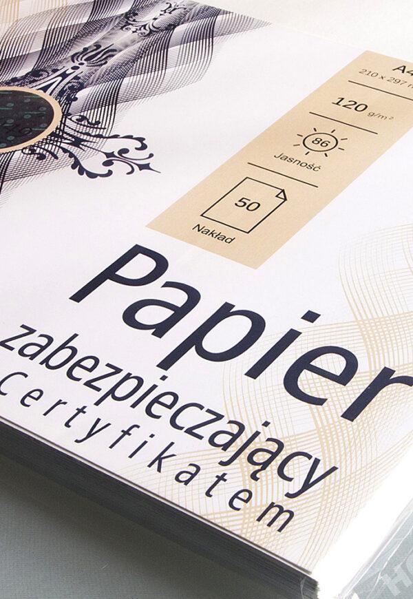 Papier zabezpieczony ze znakiem wodnym Veriano 120
